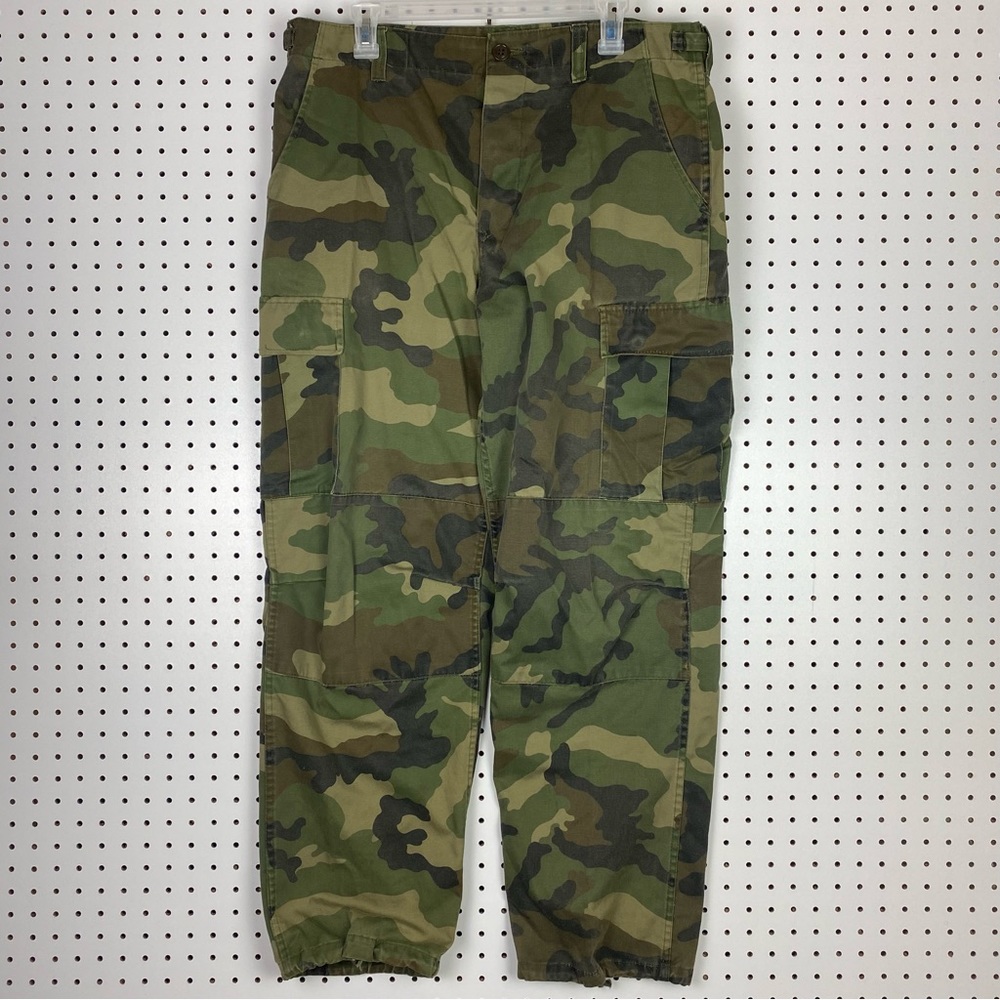 Vintage Woodland Camo Camouflage Winchester Hunting Army BDU Pants Size 36x32